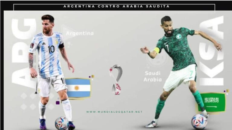 Argentina contro Arabia Saudita, Programma, Canale, Guarda in diretta, minuto per minuto