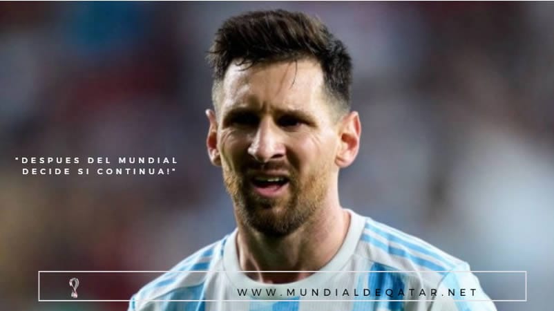 Messi decidirá su futuro con el Paris Saint-Germain despues del Mundial de Qatar