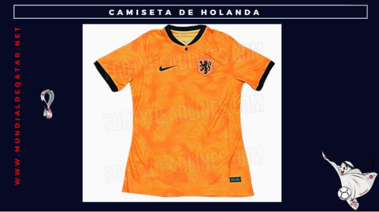 Camiseta de Holanda para el Mundial Qatar 2022