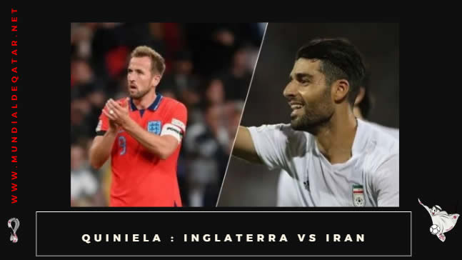 Quiniela Mundial 2022: Inglaterra vs Iran