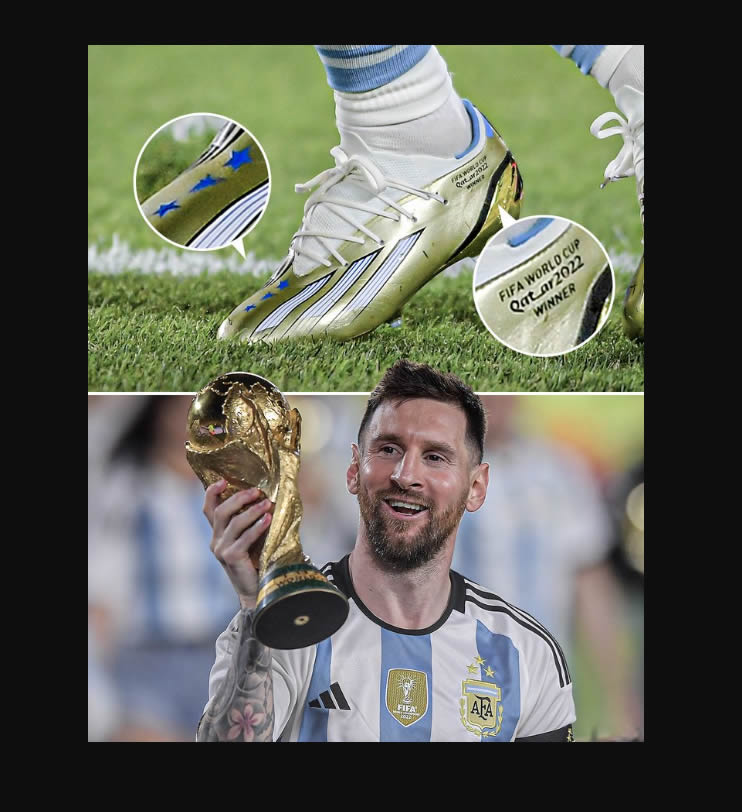 Botines de Messi 2023 con tres Estrellas