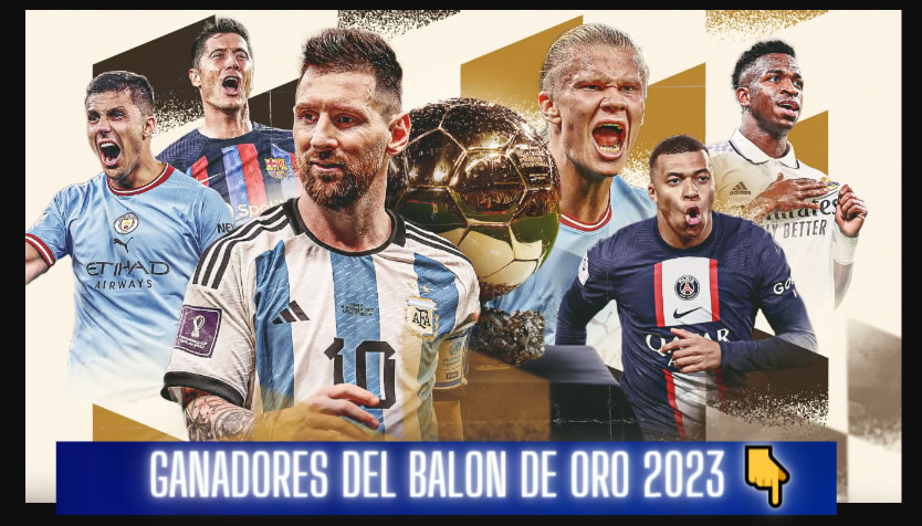 Ganadores del Balon de Oro 2023